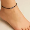 Beaded crystal Evil eye Anklet