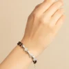 Silver asymmetrical hand Mangalsutra
