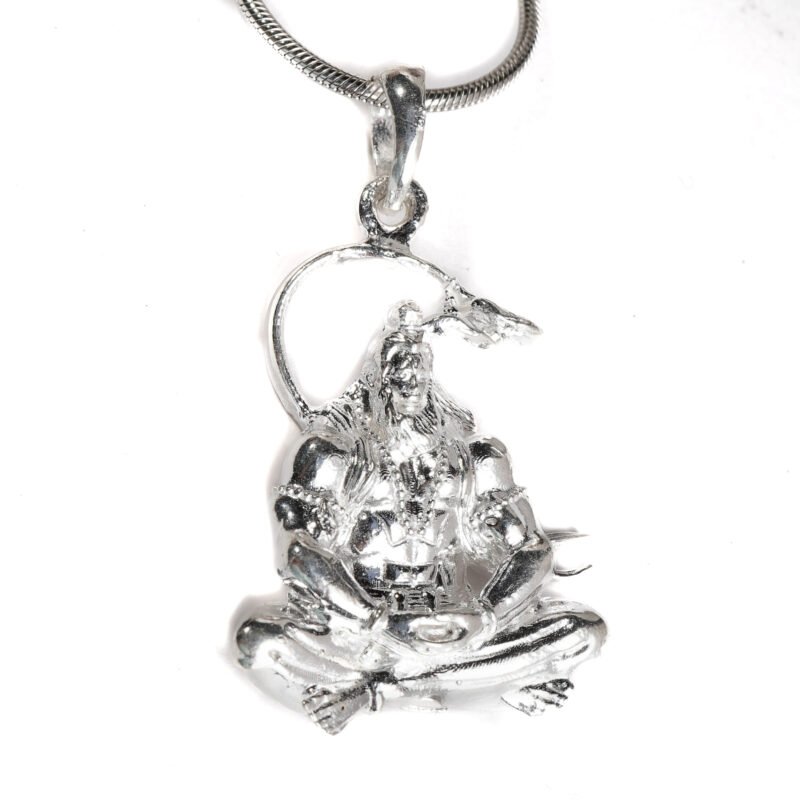 Silver Hanuman Ji Pendant