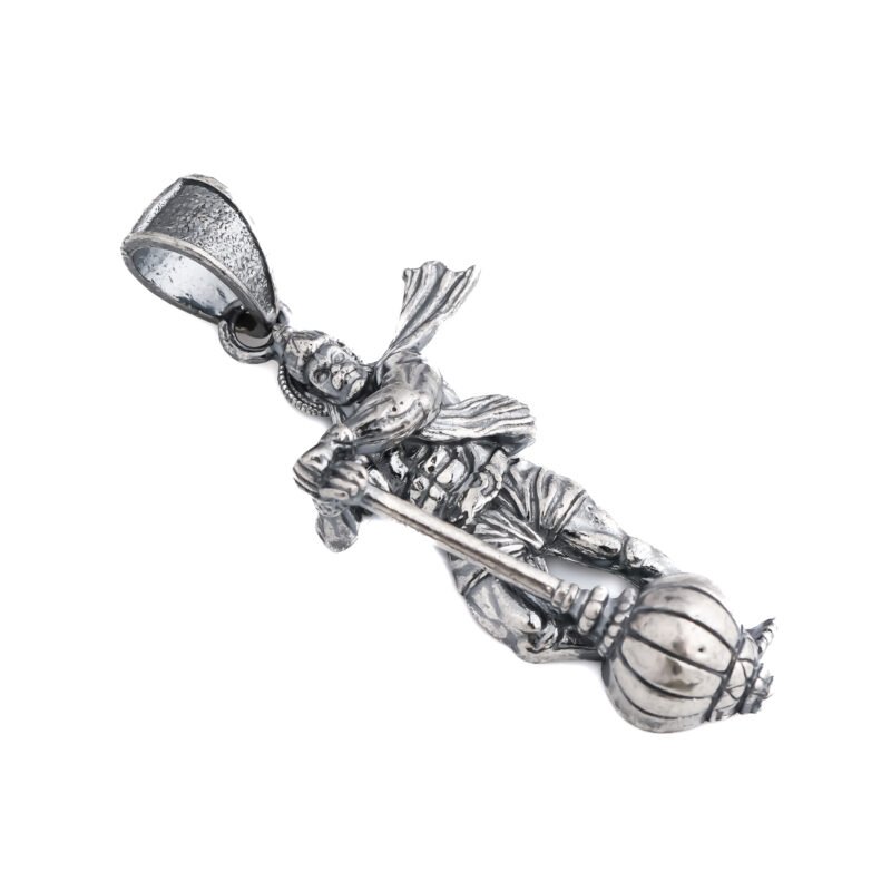 Silver Oxidised Hanuman ji Pendant - Image 5