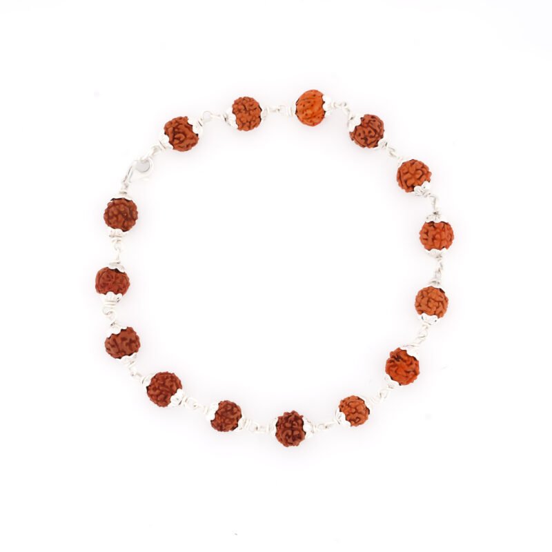 Silver Rudraksh Bracelet - Image 4