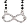 Silver Infinity Solitaire Mangalsutra