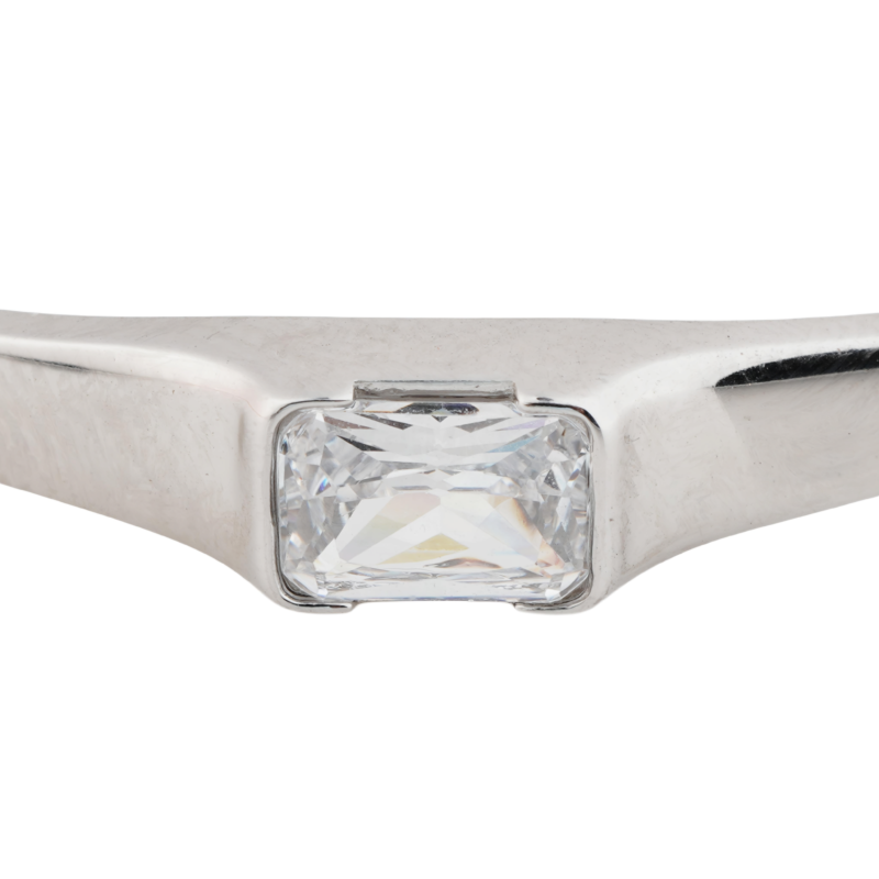 Silver Single Solitaire Kada - Image 8