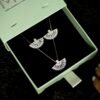 MSR 925 Silver Radiant Pendant & Earring Set