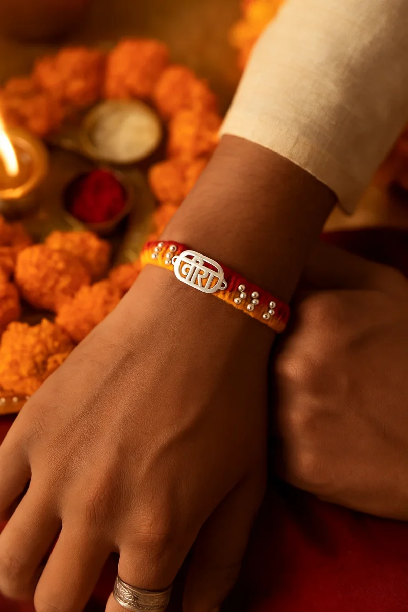 Silver Veera Rakhi - Image 4