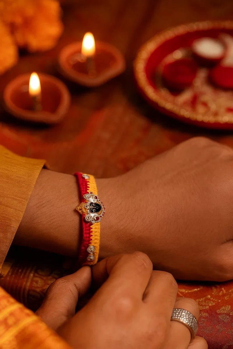 Silver Khatu Shyam Rakhi